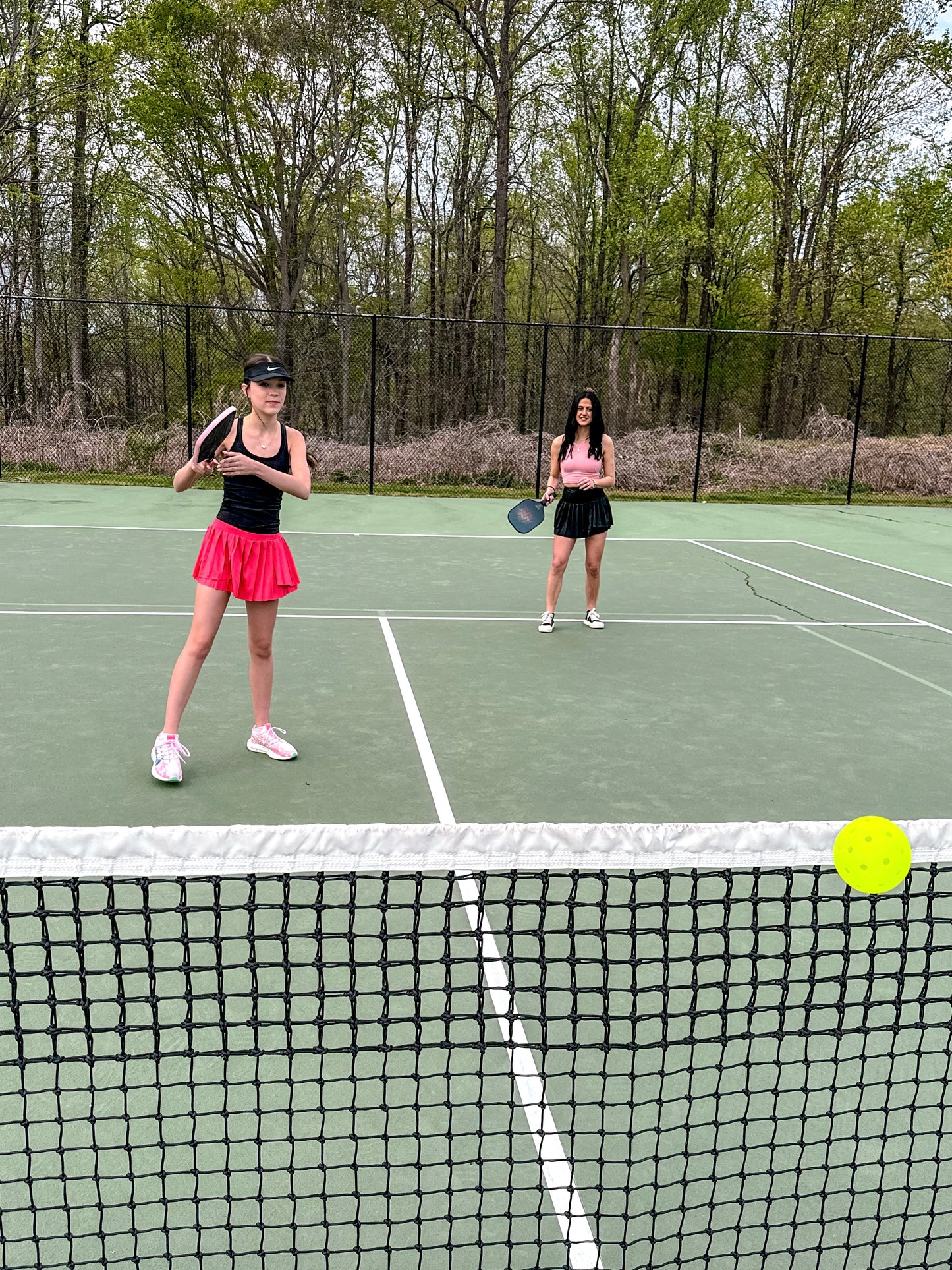 Coral Pleated Tennis Skort