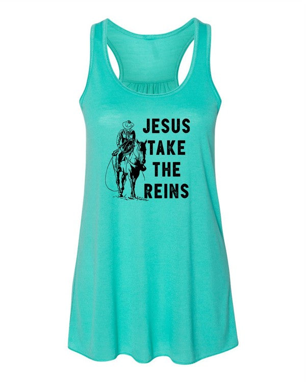 Jesus Take The Reins Graphic Tank