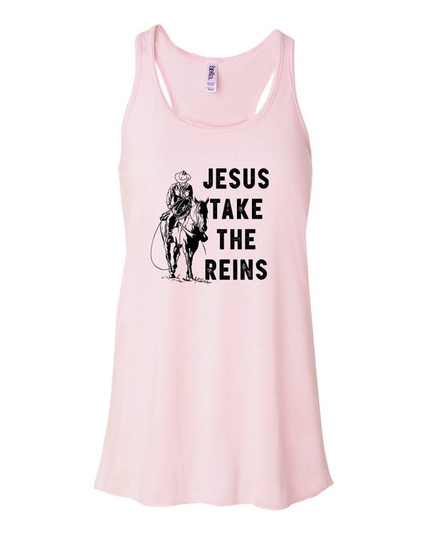 Jesus Take The Reins Graphic Tank