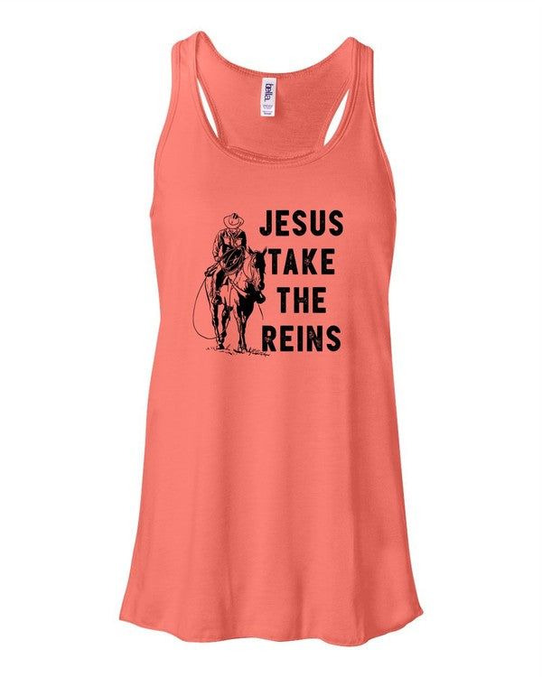 Jesus Take The Reins Graphic Tank