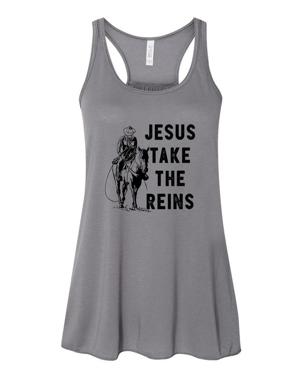 Jesus Take The Reins Graphic Tank