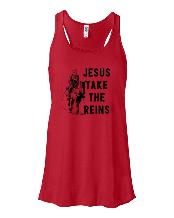 Jesus Take The Reins Graphic Tank