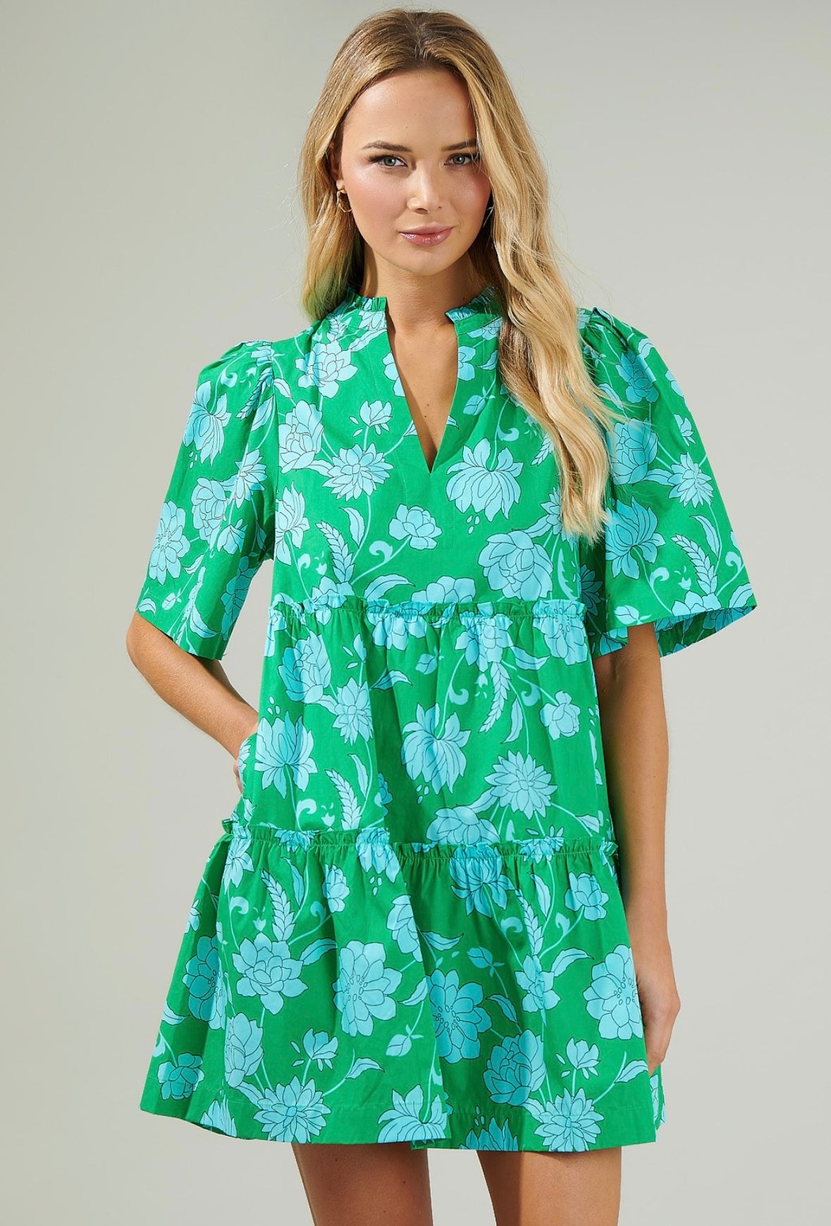 Waterlily Shift Dress