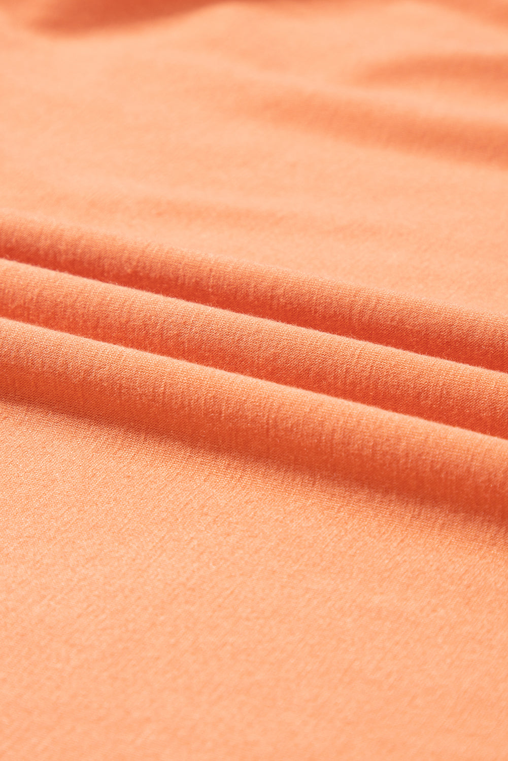 Orange Boho Paisley Mix Print Raglan Sleeve Ruffled Blouse