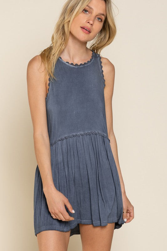 Sweet and Simple Babydoll Knit Tank Top