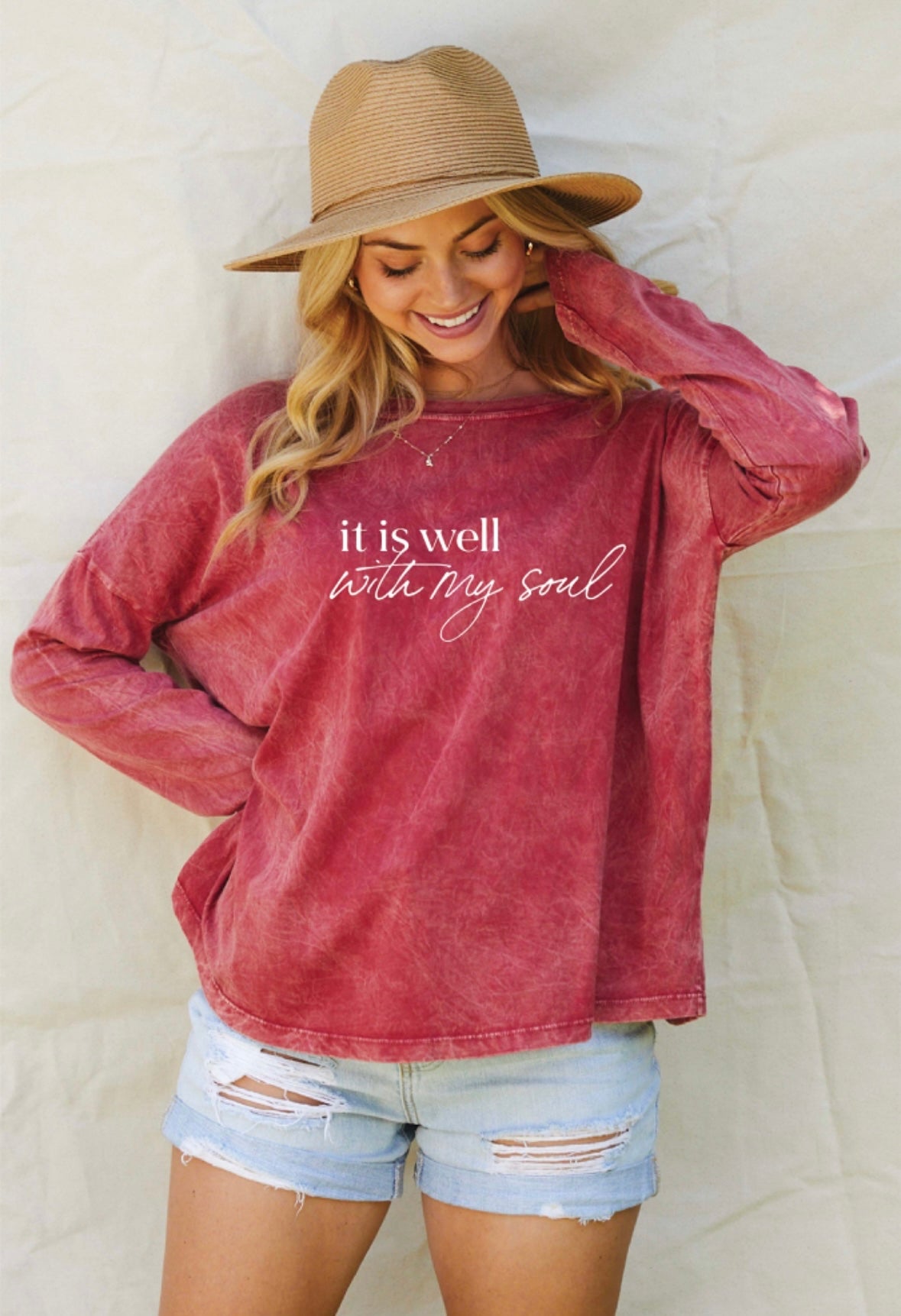 It is well with my soul Mineral Long Sleeve