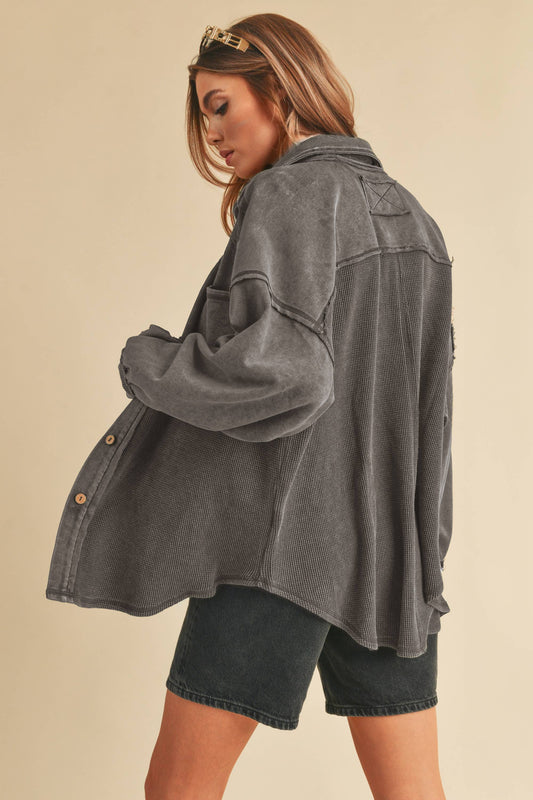 Judie Jacket: Charcoal / L /