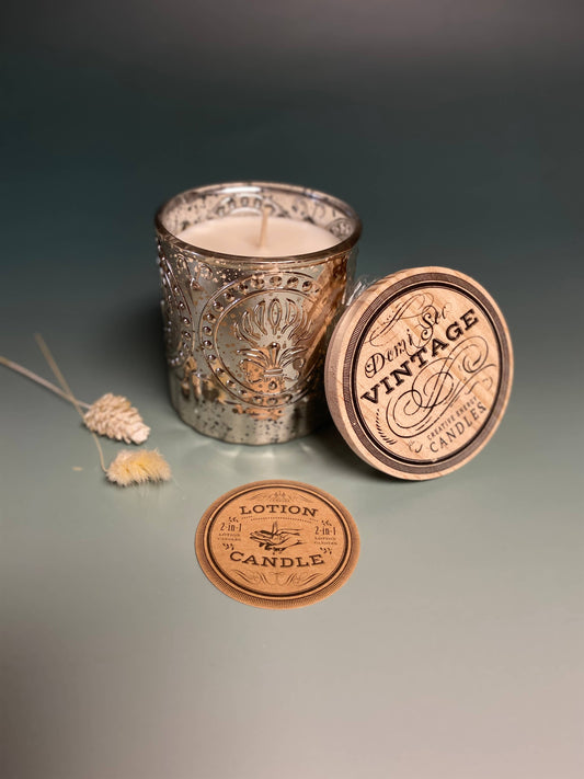 Petite Champagne Series | 2-in-1 Soy Lotion Candles: NEW Demi Sec Vintage