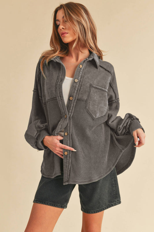 Judie Jacket: Charcoal / S /